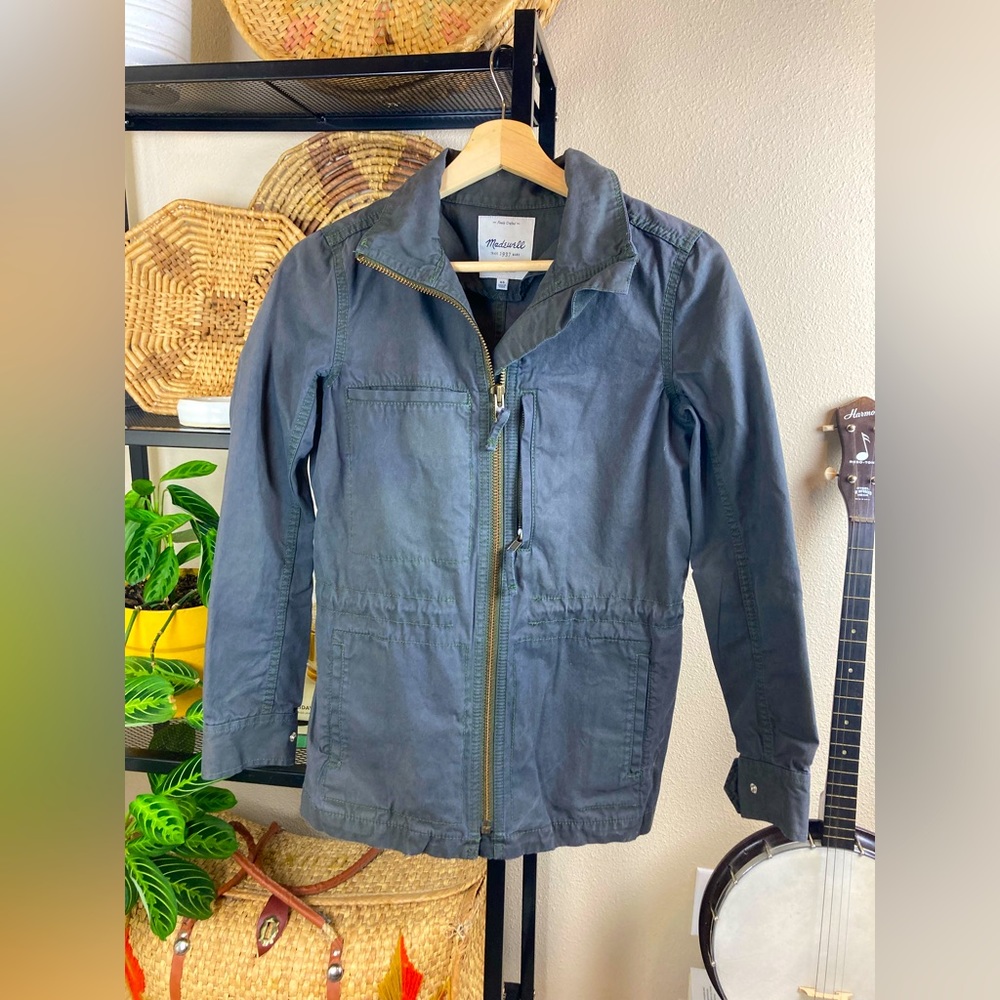 MADEWELL Fleet jacket size XS grey-green color